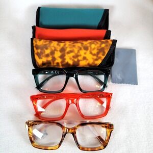 Hummingbird Womens Santa Fe Set Auto Tint Blue Light Sun Readers Bolds +2.50